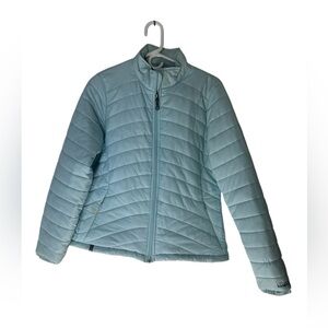 Light Blue Women's Quilted Packable Jacket